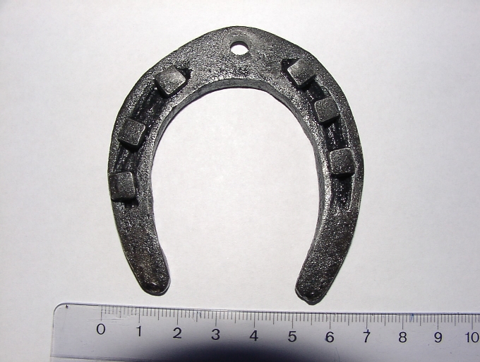 Hufeisen, handgeschmiedet, Talisman, Glcksbringer, Sylvester-Geschenk