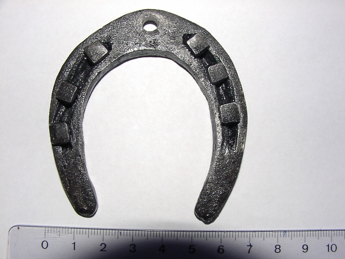 Hufeisen, handgeschmiedet, Talisman, Glcksbringer, Sylvester-Geschenk